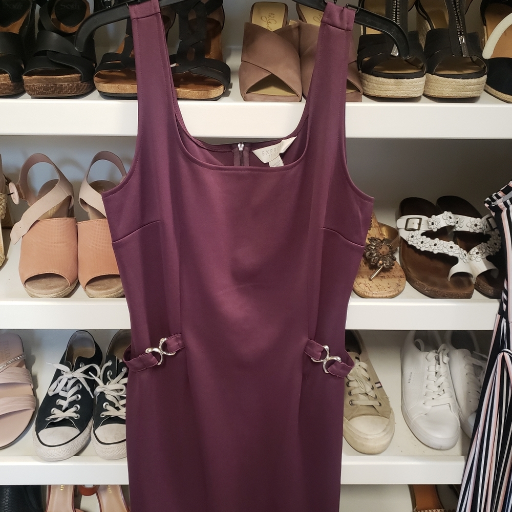 Express mini dress with silver details
